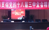 尊龙凯时-人生就是搏集团党委派员参加学习贯彻党的十八届三中全会宣讲报告会